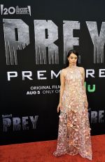 AMBER MIDTHUNDER at Prey Premiere in Los Angeles 08/02/2022