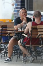 AMELIA LILY Out for Drmiks with Friends at Distillery on Portobello Road in Notting Hill 08/08/2022