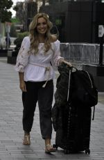 AMY DOWDEN Out at MediaCity in Manchester 08/19/2022