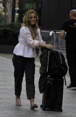 AMY DOWDEN Out at MediaCity in Manchester 08/19/2022