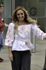 AMY DOWDEN Out at MediaCity in Manchester 08/19/2022