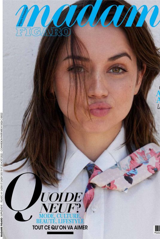 ANA DE ARMAS in Madame Figaro, August 2022