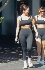 ANASTASIA KARANIKOLAOU, KELSEY CALEMINE and VICTORIA VILLAROEL Out in Los Angeles 08/30/2022