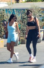 ANASTASIA KARANIKOLAOU, KELSEY CALEMINE and VICTORIA VILLAROEL Out in Los Angeles 08/30/2022