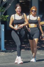 ANASTASIA KARANIKOLAOU, KELSEY CALEMINE and VICTORIA VILLAROEL Out in Los Angeles 08/30/2022
