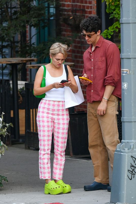 ANNASOPHIA ROBB and Trevor Paul Out in New York 08/16/2022