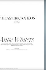 ANNE WINTERS in The House Magazine - The American Icon Issue 2022