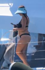 ANTIGONI and SOPHIA BUXTON in Bikinis at a Boat in Mykonos 08/21/2022