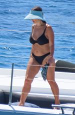 ANTIGONI and SOPHIA BUXTON in Bikinis at a Boat in Mykonos 08/21/2022