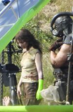 ANYA TAYLOR-JOY on the Set of Mad Max in Her Title Role of Furiosa in Sydney 08/04/2022