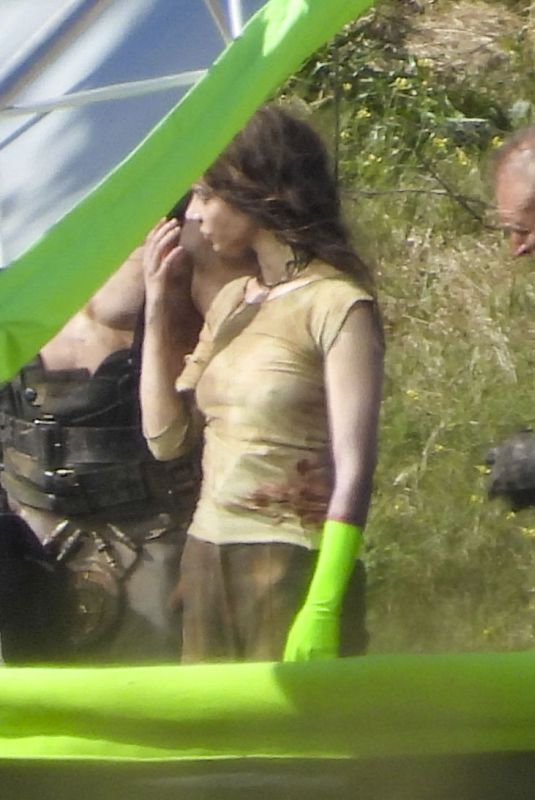 ANYA TAYLOR-JOY on the Set of Mad Max in Her Title Role of Furiosa in Sydney 08/04/2022