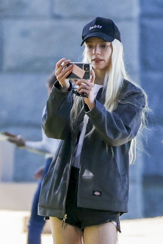 ANYA TAYLOR-JOY Visits The Rocks in Sydney 08/23/2022