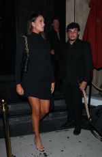 APRIL LOVE GEARY and Robin Thicke at Catch Steak in West Hollywood 08/09/2022