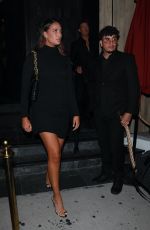 APRIL LOVE GEARY and Robin Thicke at Catch Steak in West Hollywood 08/09/2022