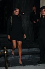 APRIL LOVE GEARY and Robin Thicke at Catch Steak in West Hollywood 08/09/2022