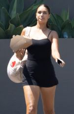 APRIL LOVE GEARY Arrives at Tennis Court in Malibu 08/03/2022