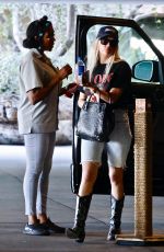 ASHLEY BENSON Arrives at 1 Hotel in West Hollywood 08/24/2022