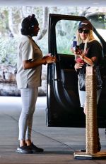 ASHLEY BENSON Arrives at 1 Hotel in West Hollywood 08/24/2022