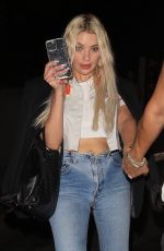 ASHLEY BENSON Leaves Demi Lovato’s Birthday Party in West Hollywood 08/23/2022