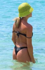 ASHLEY ROBERTS and JANETTE MANRARA in Bikinis on the Beach in Mykonos 08/09/2022