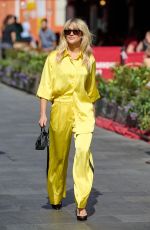 ASHLEY ROBERTS Arrives at Heart Radio in London 08/04/2022 