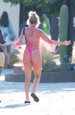 ASHLEY ROBERTS in Bikini on Vacation in Marbella 08/25/2022