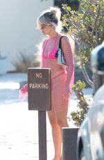ASHLEY ROBERTS in Bikini on Vacation in Marbella 08/25/2022
