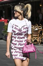 ASHLEY ROBERTS Leaves Heart FM Breakfast Show in London 08/05/2022