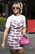 ASHLEY ROBERTS Leaves Heart FM Breakfast Show in London 08/05/2022