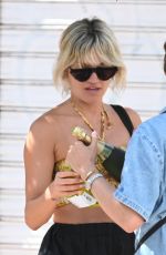 ASHLEY ROBERTS Out and About in Marbella 08/25/2022