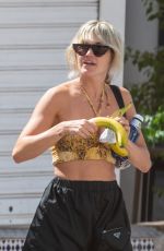 ASHLEY ROBERTS Out and About in Marbella 08/25/2022