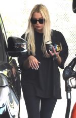 ASHLYE BENSON at a Gas Station in Los Feliz 08/02/2022