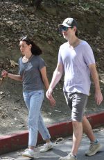 AUBREY PLAZA and Jeff Baena Out with Their Dogs in Los Feliz 08/21/2022