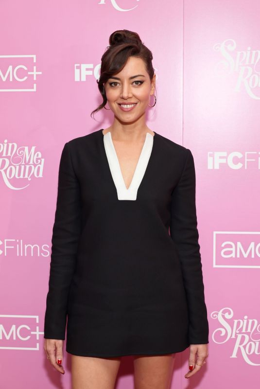 AUBREY PLAZA at Spin Me Round Special Screening in West Hollywood 08/17/2022