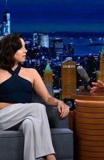 AUBREY PLAZA at Tonight Show Starring Jimmy Fallon 08/08/2022