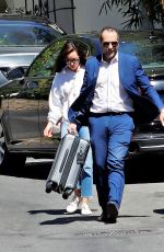AUBREY PLAZA Getting Picked by Limo in Los Angeles 08/05/2022