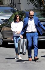 AUBREY PLAZA Getting Picked by Limo in Los Angeles 08/05/2022