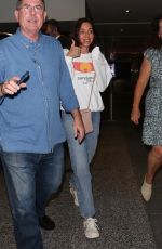 AUBREY PLAZA Leaves Emily the Criminal Q&A in Los Angeles 08/12/2022