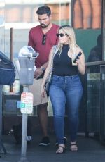 BEBE REXHA and Keyan Safyari Out for Lunch in Santa Monica 08/22/2022