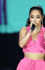 BECKY G Performs at Uforia Latino Mix Live in Dallas 08/04/2022