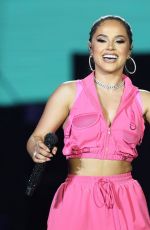 BECKY G Performs at Uforia Latino Mix Live in Dallas 08/04/2022