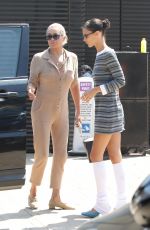 BELLA and YOLANDA HADID Out for Lunch at Nobu in Malibu 08/24/2022