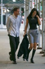 BELLA HADID and Marc Kalman Leaves Their Apartment in New York 08/09/2022