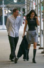 BELLA HADID and Marc Kalman Leaves Their Apartment in New York 08/09/2022