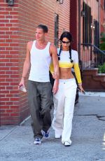 BELLA HADID and Marc Kalman Out in New York 08/15/2022