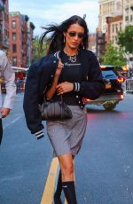 BELLA HADID and Marc Kaman Out for Dinner in New York 08/09/2022