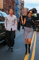 BELLA HADID and Marc Kaman Out for Dinner in New York 08/09/2022