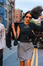 BELLA HADID and Marc Kaman Out for Dinner in New York 08/09/2022