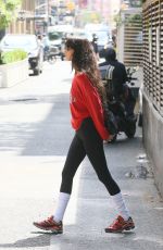 BELLA HADID Out and About in New York 08/05/2022