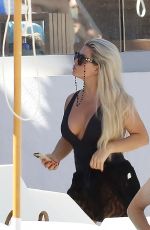 BIANCA GASCOIGNE in Swimsuit at Ibiza